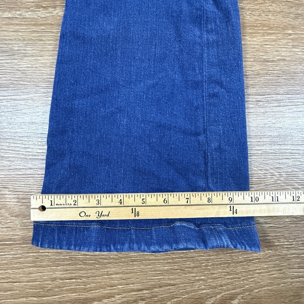 LOFT Women's 10 Slim Flare Jeans Blue High Rise Stretch Casual Denim Boho Y2K - Picture 10 of 11
